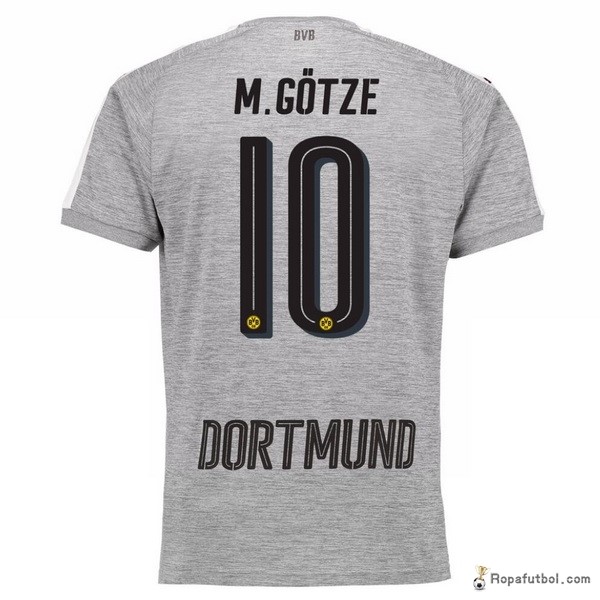 Camiseta Borussia Dortmund Replica Tercera Ropa M.Gotze 2017/18